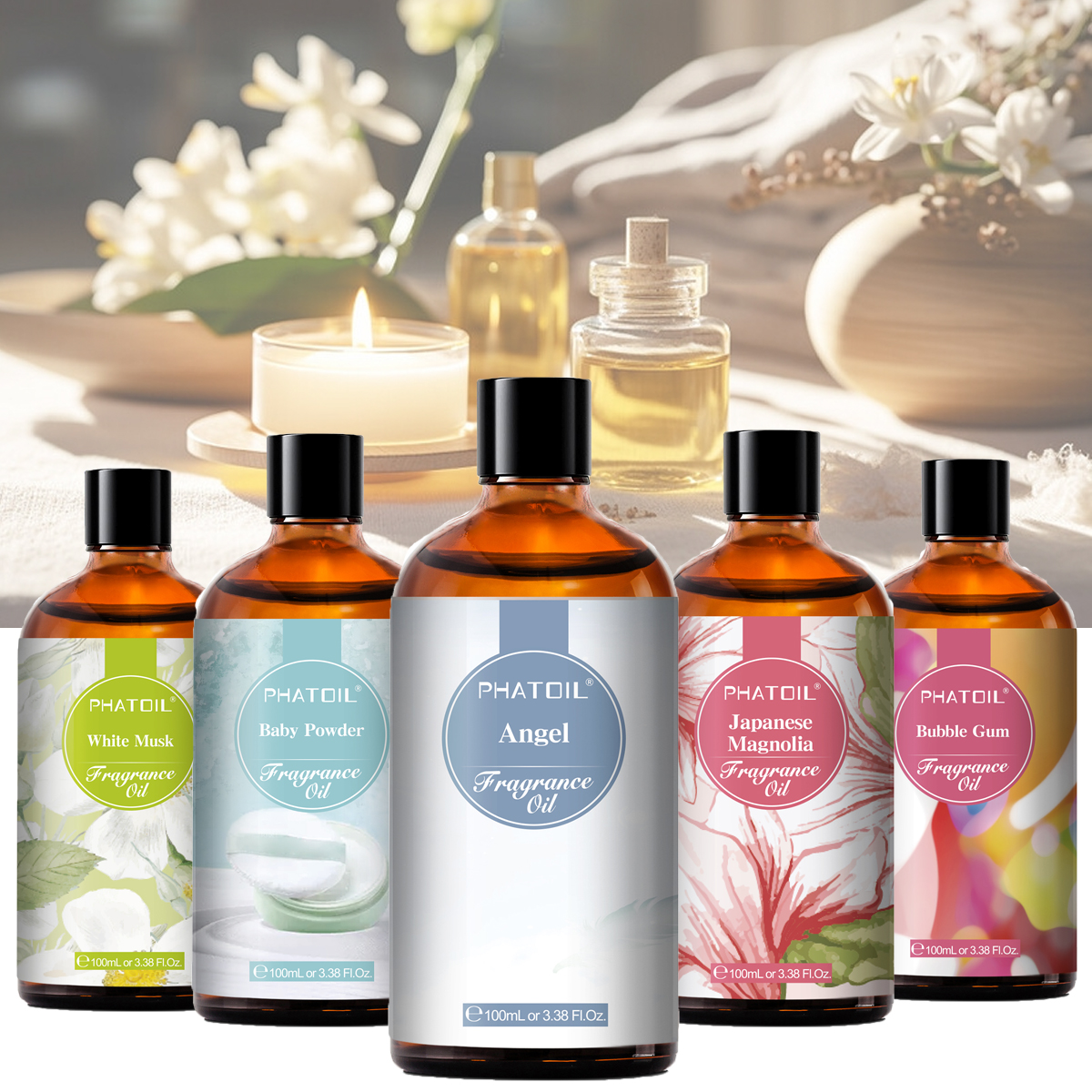Candle Making Products - PHATOIL 100ml Aroma Fragrance Oil For