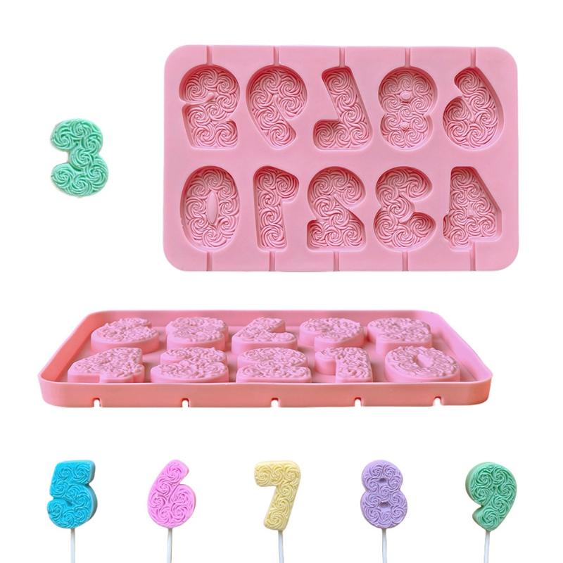 Candle Making Diy - Silicone Mold For DIY Birthday Number