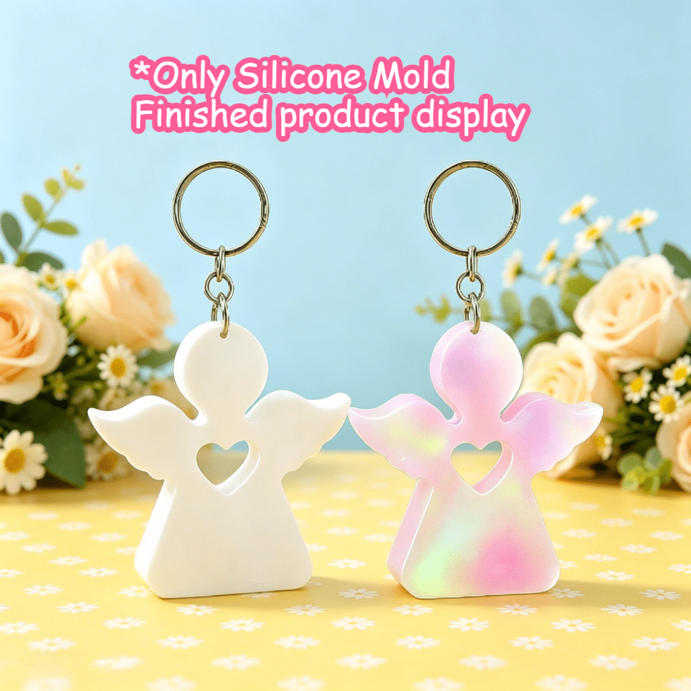 Candle Making Diy - Hollow Little Angel Silicone Resin Mold