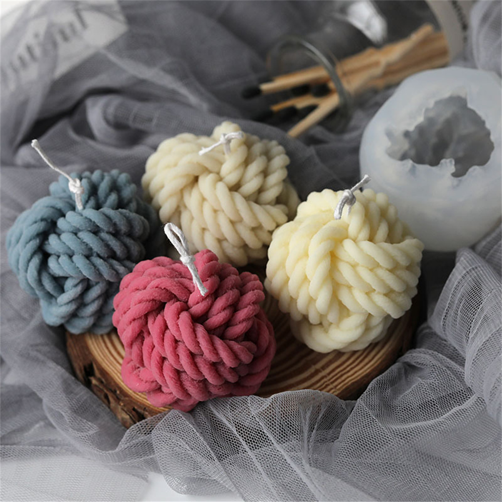 1PC Wool Ball Candle Mold Ice  – Candle Making Yarn recenzja i cena