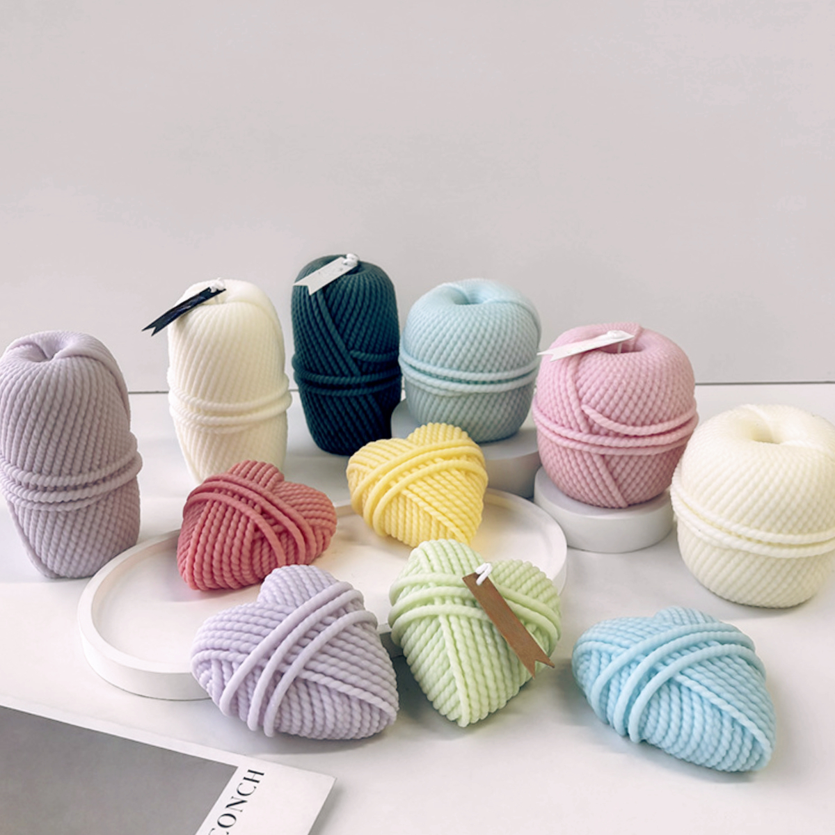 Creative Woolen Yarn Heart Can – Candle Making Yarn recenzja i cena