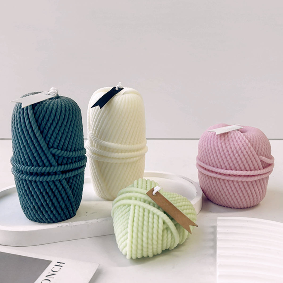 Creative Woolen Yarn Heart Can – Candle Making Yarn recenzja i cena