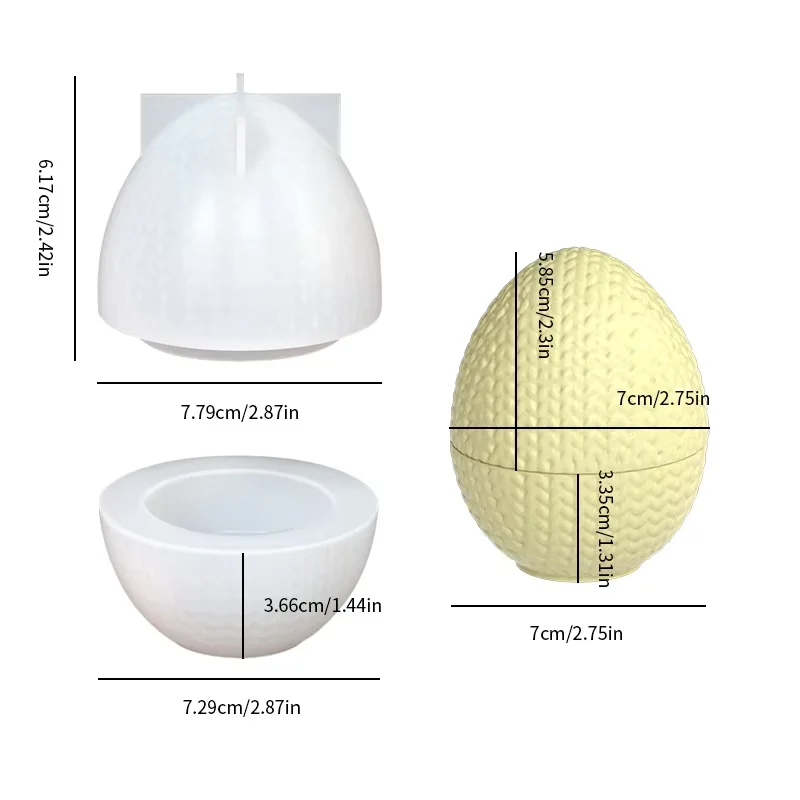 ZDQ03 DIY Knitting Yarn Egg Sh – Candle Making Yarn recenzja i cena