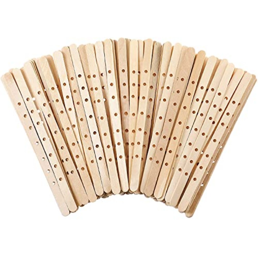 100pcs Wooden Candle Wick Hold – Candle Making Homewood recenzja i cena