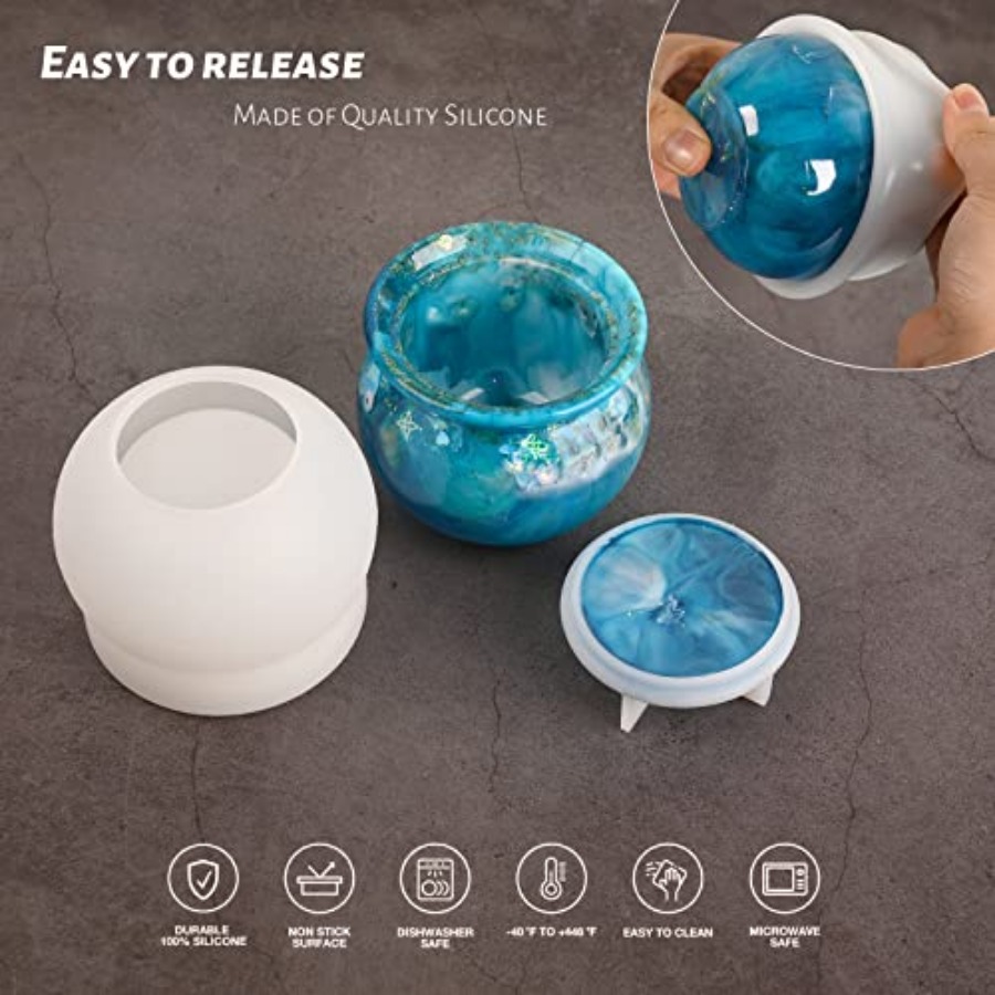 Jar Silicone Molds, Jar Resin  – Candle Mold Silicone recenzja i cena