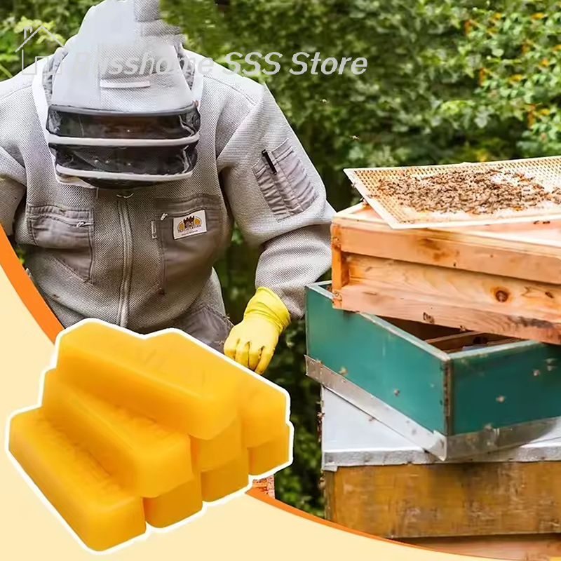 【S】4/8Pcs Pure Beeswax Blocks, – Candle Making Reno recenzja i cena