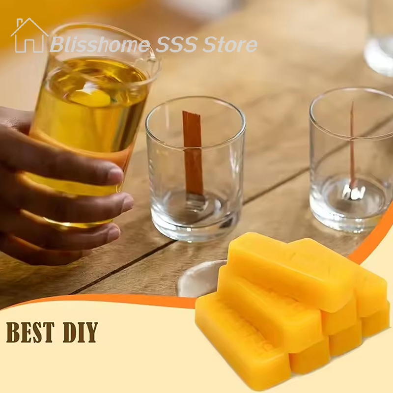 【S】4/8Pcs Pure Beeswax Blocks, – Candle Making Reno recenzja i cena