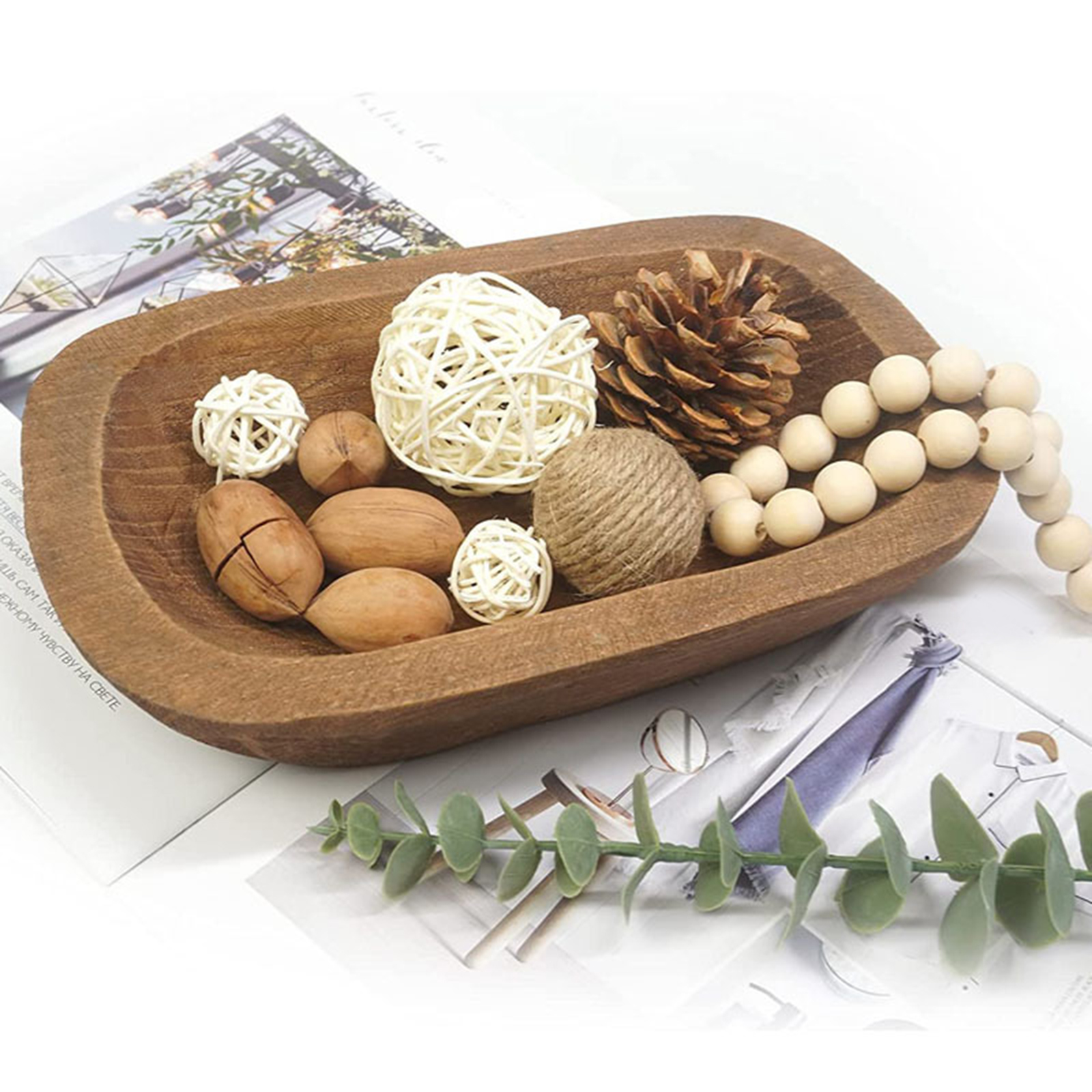 1Pc Solid Wooden Dough Bowl Ca – Candle Making Homewood recenzja i cena