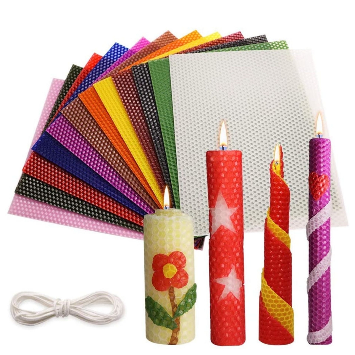13pcs 20*20cm Color Beeswax Sh – Candle Making Reno recenzja i cena