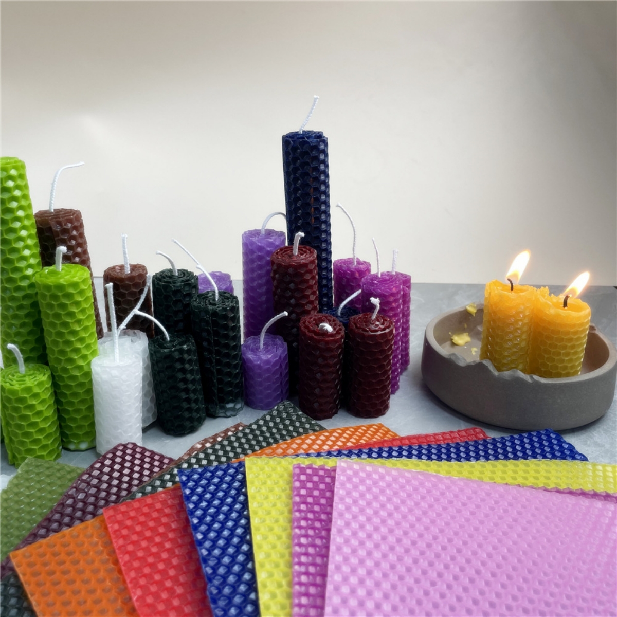 13pcs 20*20cm Color Beeswax Sh – Candle Making Reno recenzja i cena