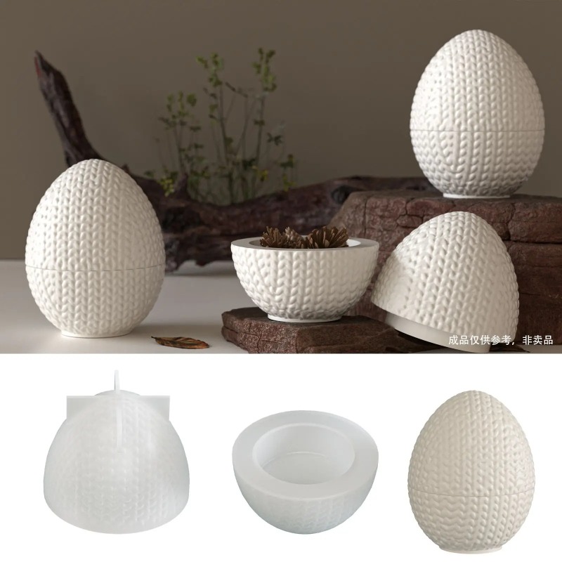 DIY Knitting Yarn Egg Shaped O – Candle Making Yarn recenzja i cena
