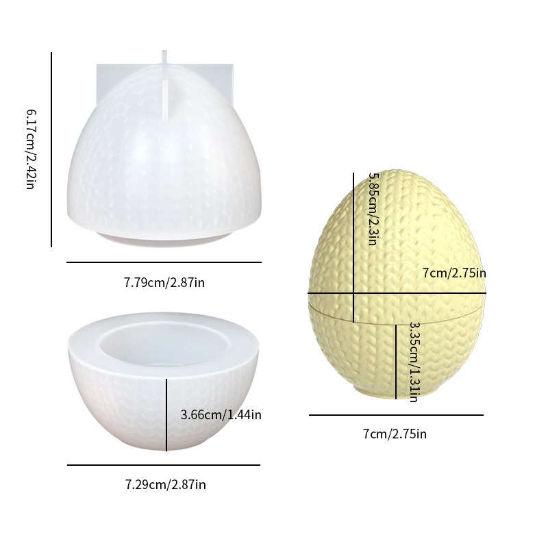 DIY Knitting Yarn Egg Shaped O – Candle Making Yarn recenzja i cena