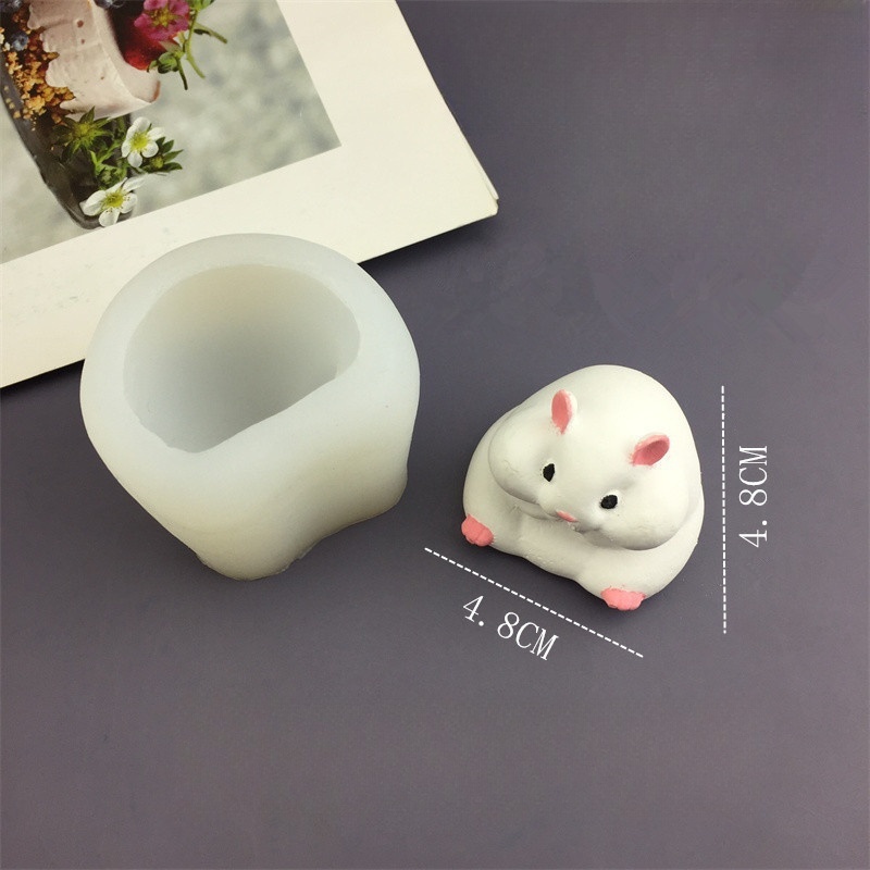 DIY Cute Hamster Mold Chocolat – Candle Mold Silicone recenzja i cena