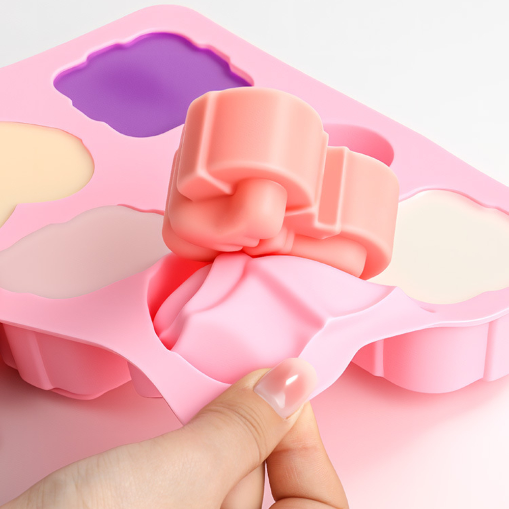 Square Heart Shape Silicone Mo – Candle Making Reno recenzja i cena
