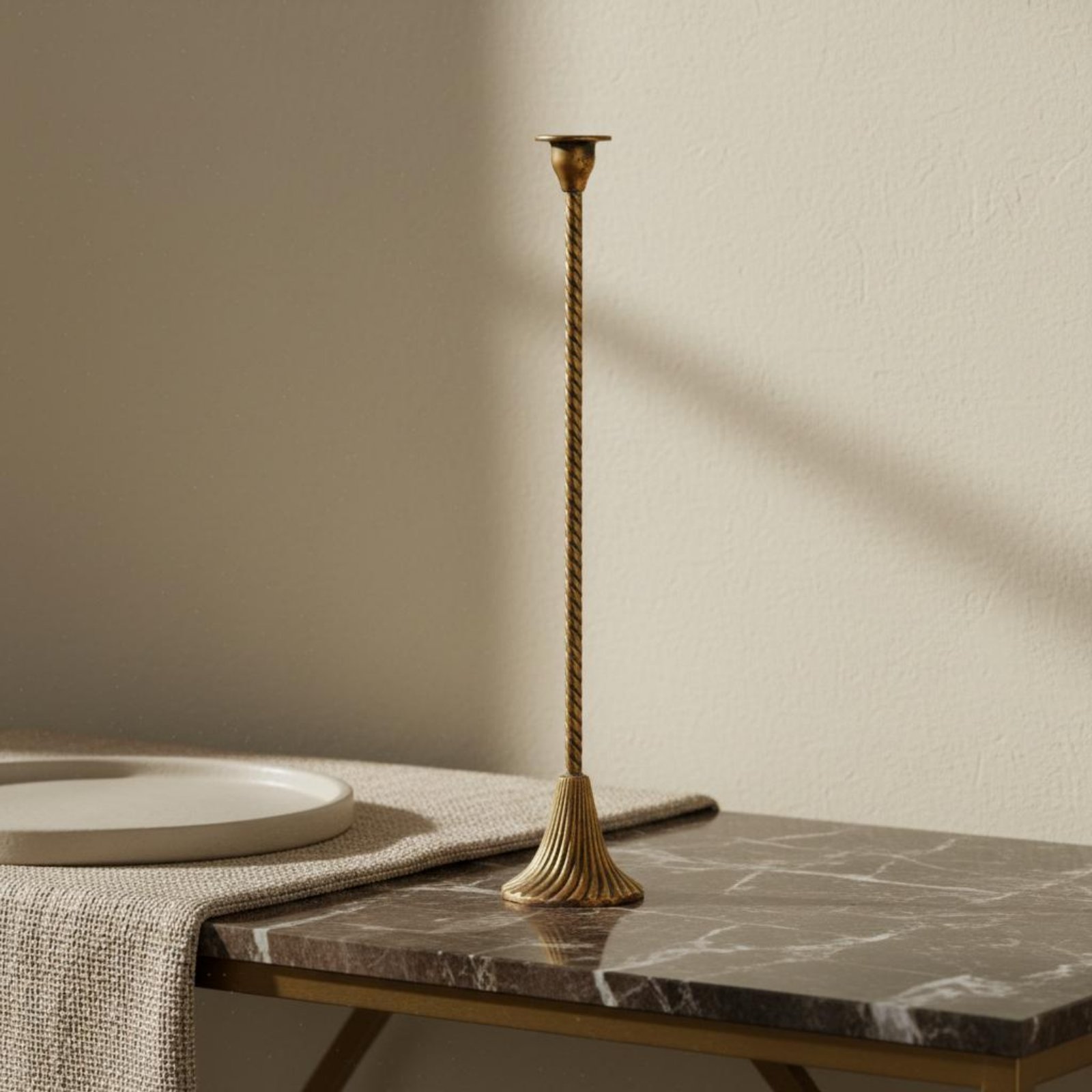 Twisted Gold Candle Holder Sta – Paraffin Candle Wax recenzja i cena