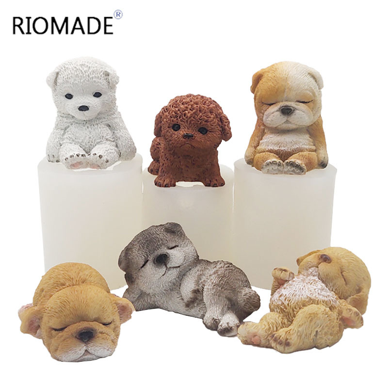 3D Dog Silicone Molds 6 Modeli – Candle Making Supplies Wholesale recenzja i cena