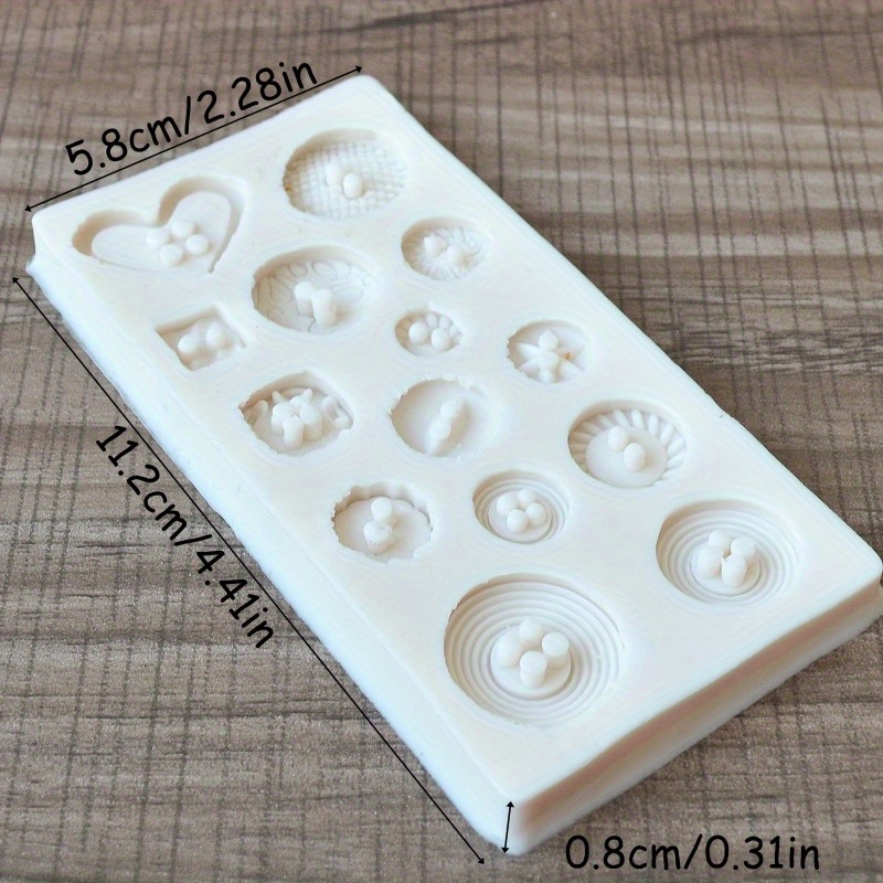 Buttons Shape Silicone Mold Si – Candle Making Design recenzja i cena