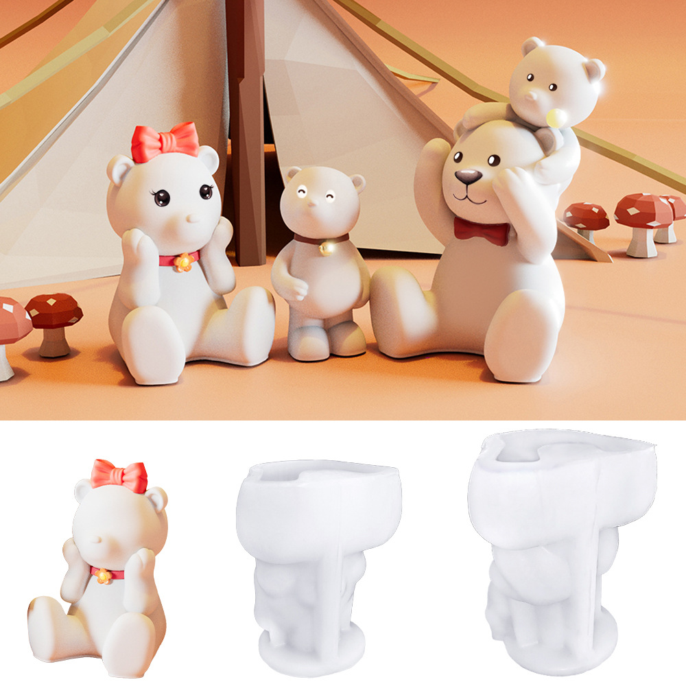 DIY Handmade 3D Bear Candle Si – Candle Making Diy recenzja i cena