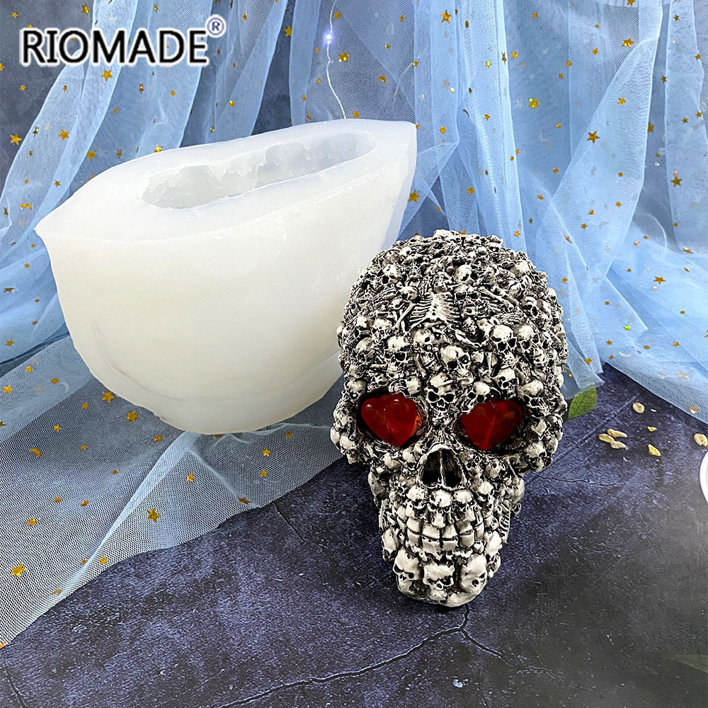 3D Skull Silicone Mold Big Siz – Candle Making Supplies Wholesale recenzja i cena