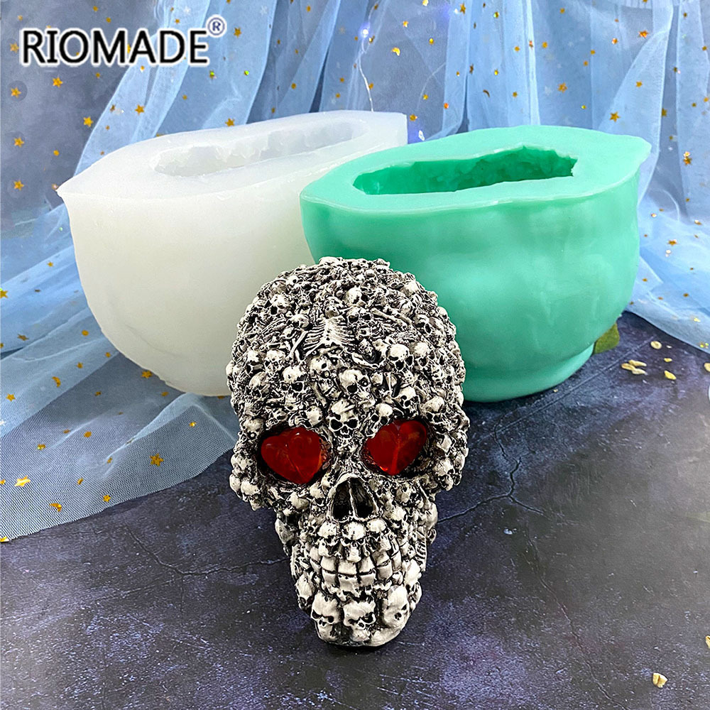 3D Skull Silicone Mold Big Siz – Candle Making Supplies Wholesale recenzja i cena