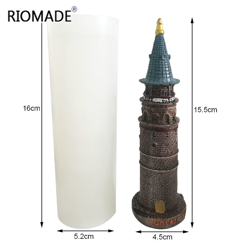 Galata Tower Shape 3D Tower Si – Candle Making Supplies Wholesale recenzja i cena