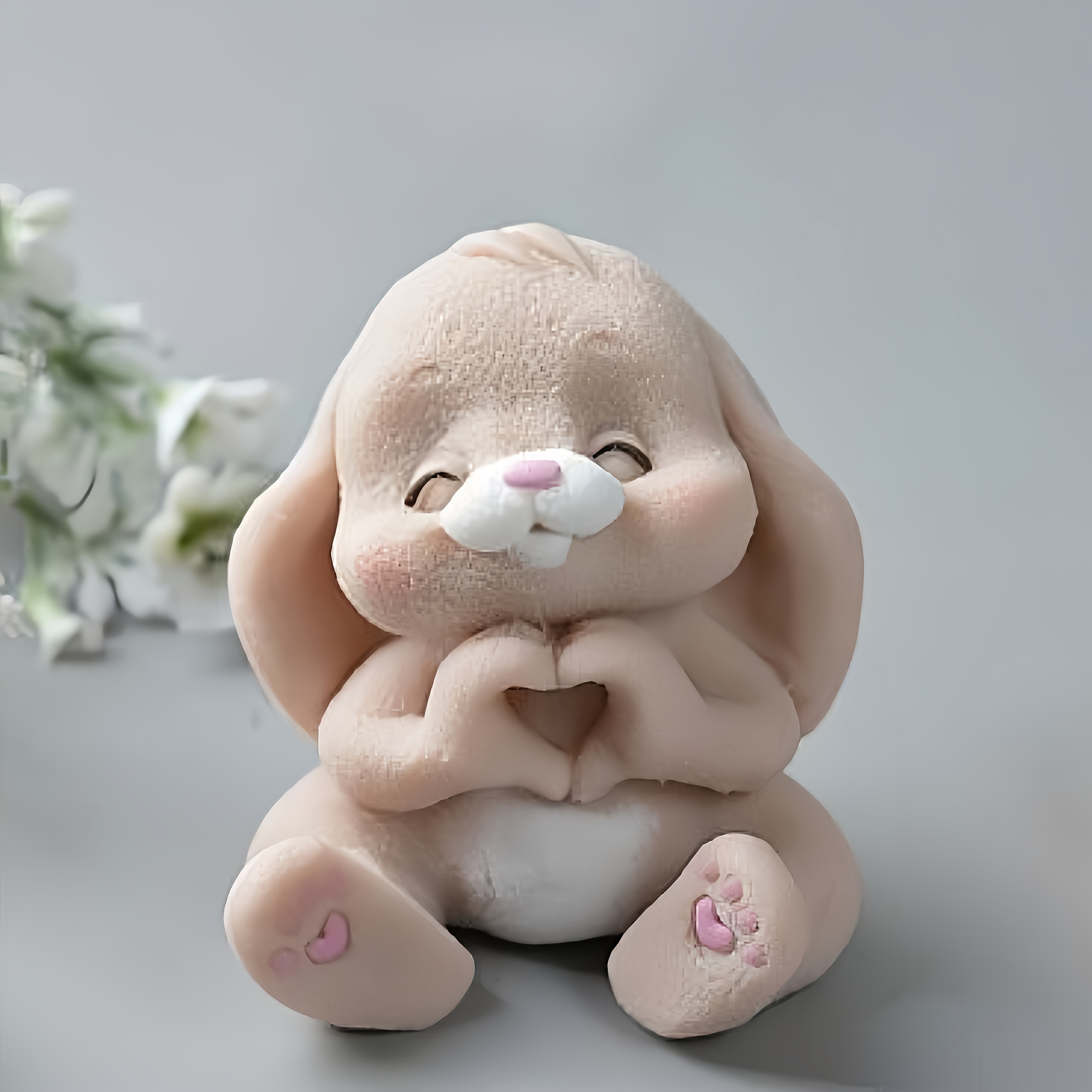 1pc Adorable Rabbit Resin Sili – Candle Making Design recenzja i cena
