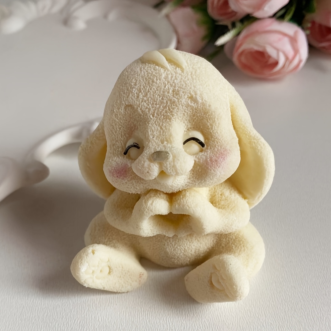 1pc Adorable Rabbit Resin Sili – Candle Making Design recenzja i cena