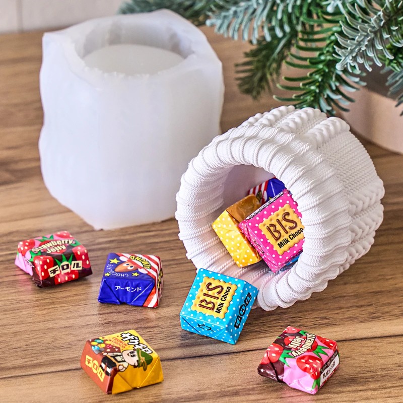 Knitted Yarn Candle Jar Silico – Candle Making Yarn recenzja i cena