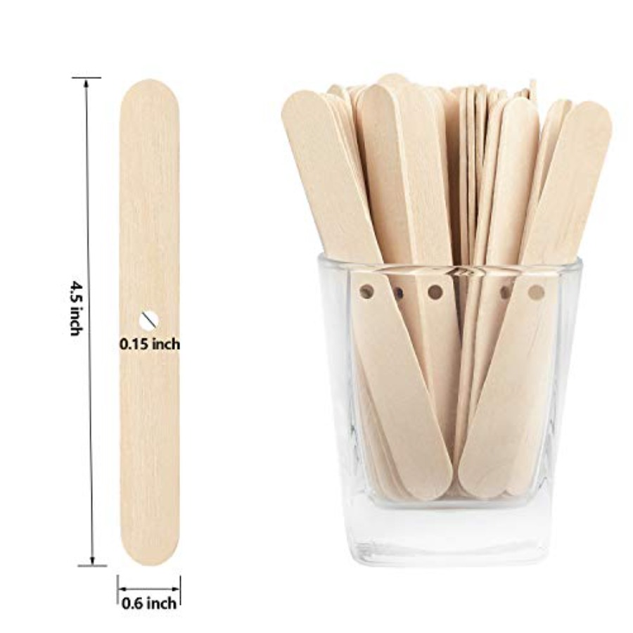 100pcs Wooden Candle Wick Hold – Candle Making Homewood recenzja i cena