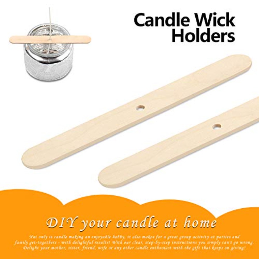 100pcs Wooden Candle Wick Hold – Candle Making Homewood recenzja i cena