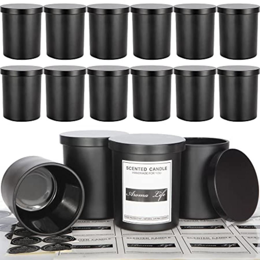 10oz 16 Pack Thick Candle Jars – Candle Making Glass recenzja i cena