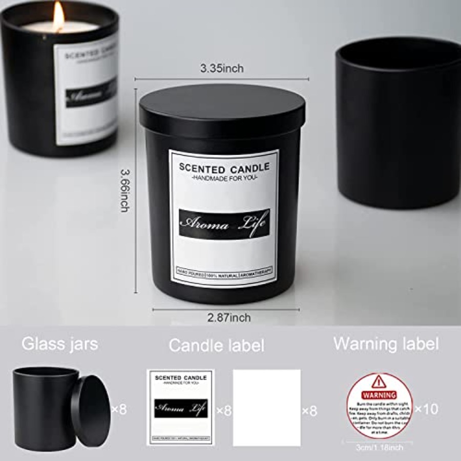 10oz 16 Pack Thick Candle Jars – Candle Making Glass recenzja i cena
