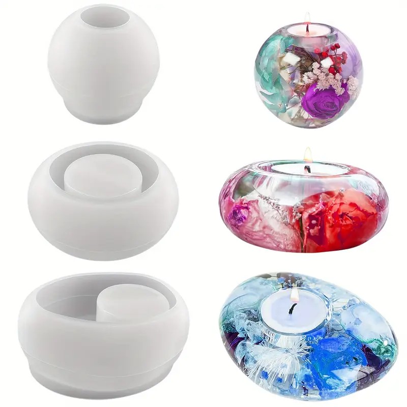 Tealight Candle Holder Resin S – Candle Making Design recenzja i cena