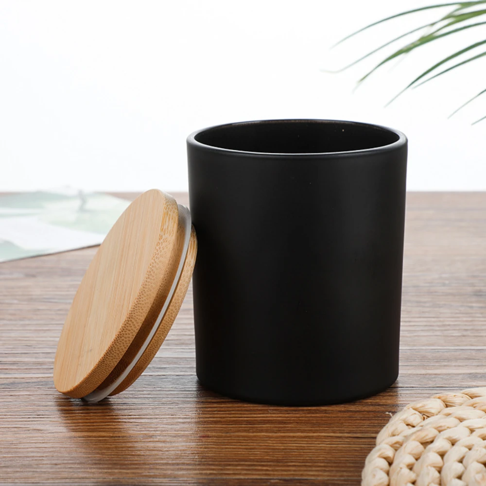 Wooden Cover Glass Candle Jars – Candle Making Homewood recenzja i cena