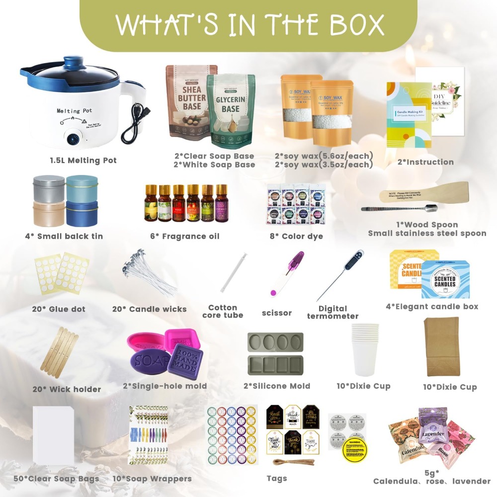 2-in-1 Candle & Soap Making Ki – Candle Making Diy recenzja i cena
