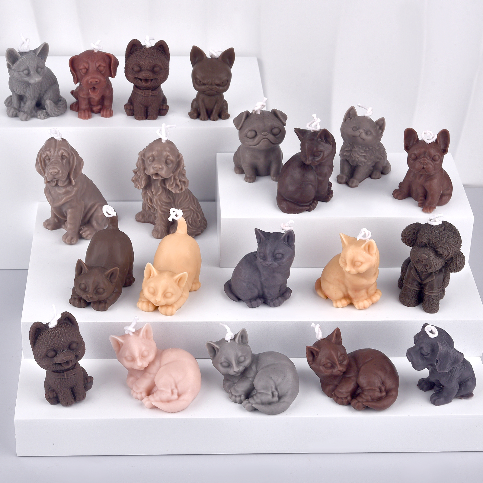3D Dogs Cats Silicone Mold For – Candle Making Diy recenzja i cena