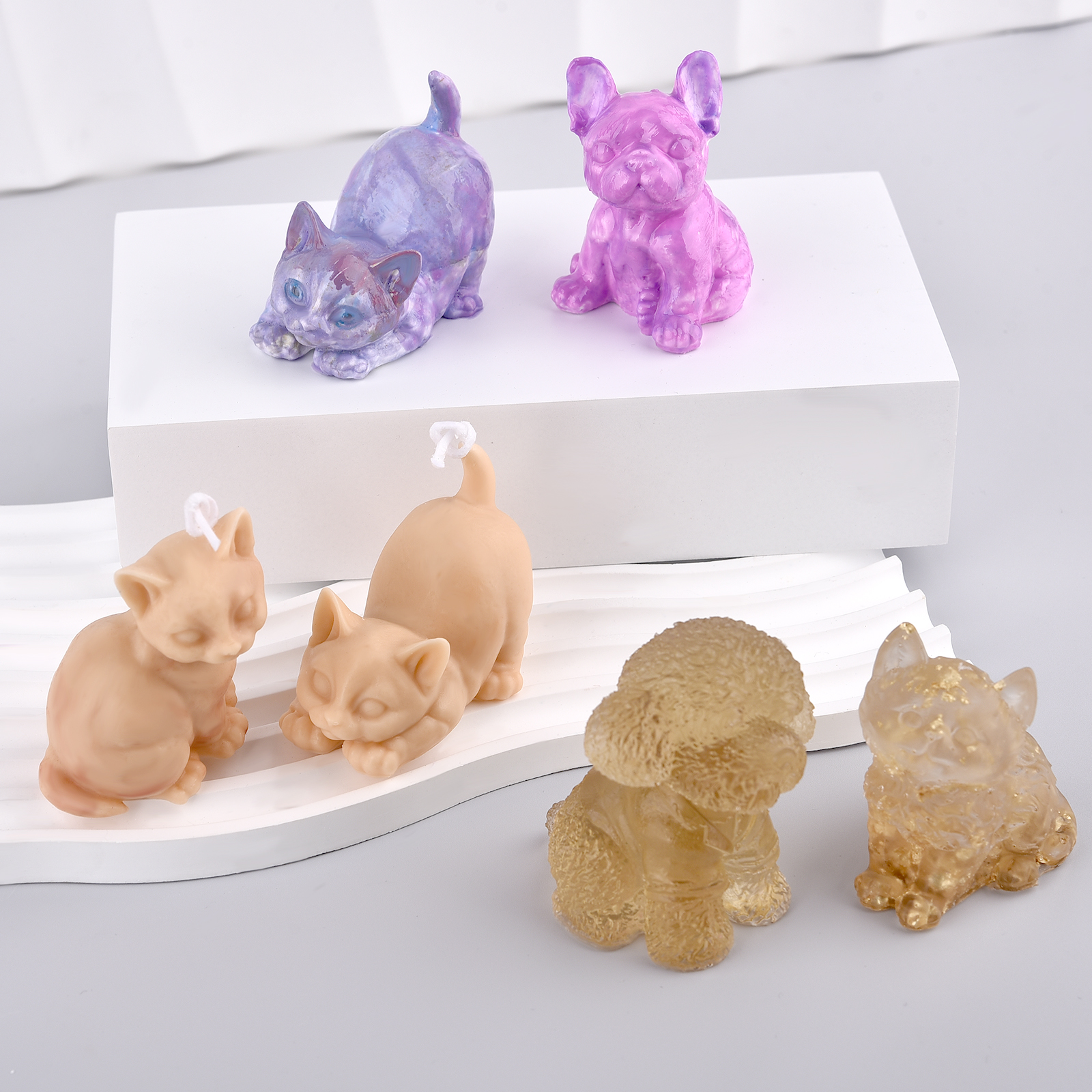 3D Dogs Cats Silicone Mold For – Candle Making Diy recenzja i cena