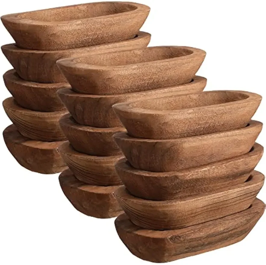 15 Pcs Wood Dough Bowl Bulk- 9 – Candle Making Homewood recenzja i cena