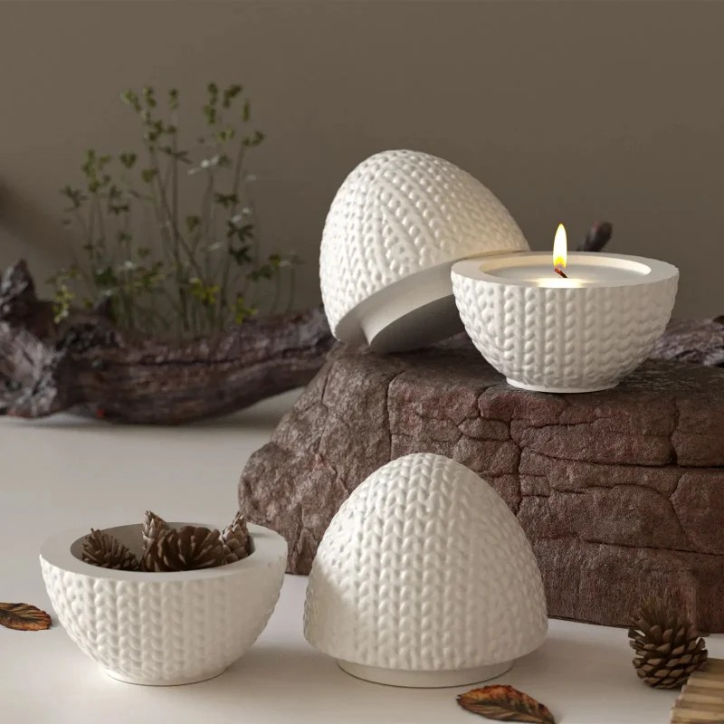 2026New DIY Knitting Yarn Egg  – Candle Making Yarn recenzja i cena