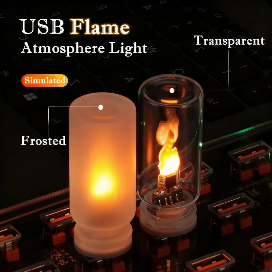 USB Flame Flickering LED Frost – Candle Making Glass recenzja i cena