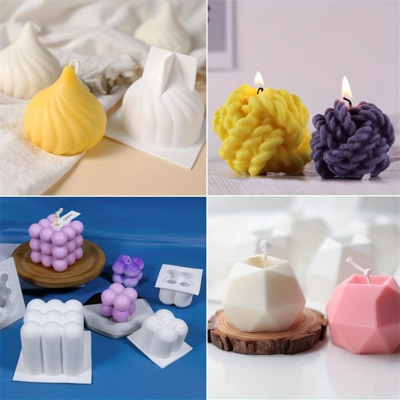 6pcs silicone candle mold set  – Candle Making Yarn recenzja i cena