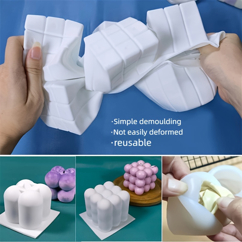 6pcs silicone candle mold set  – Candle Making Yarn recenzja i cena