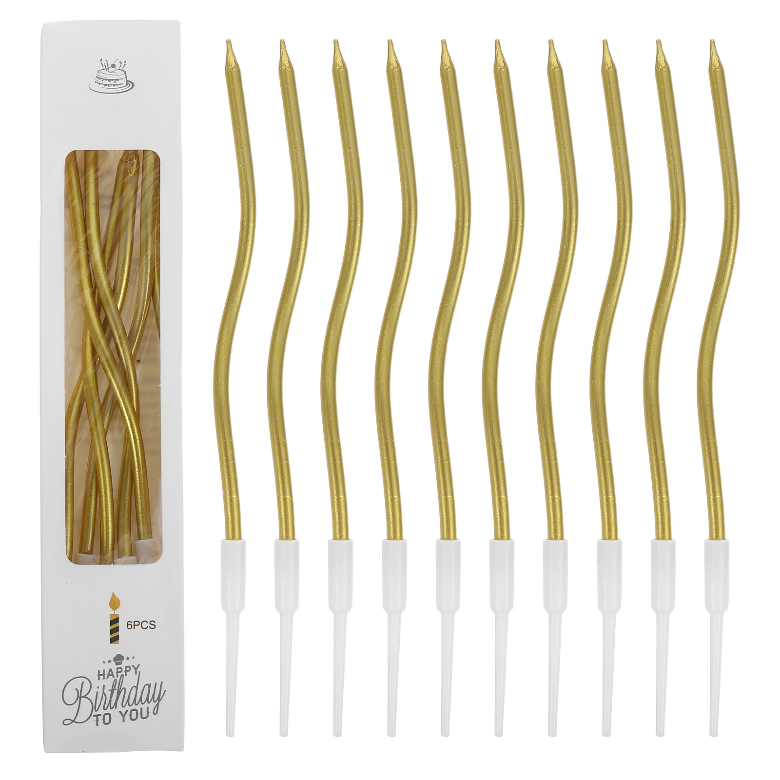 72Pcs Spiral Birthday Candles  – Paraffin Candle Wax recenzja i cena