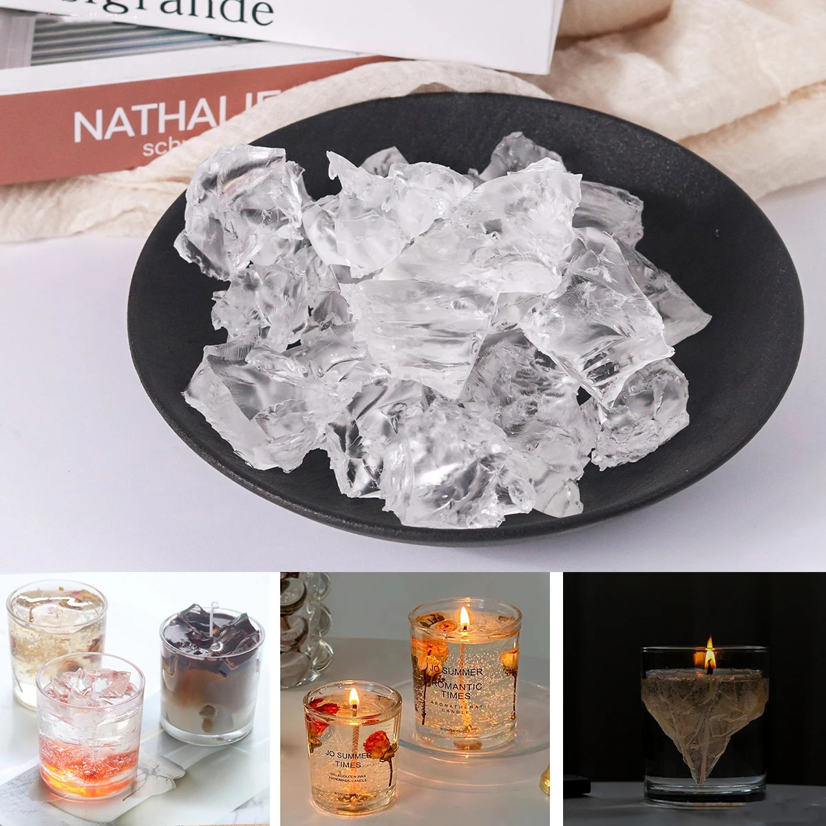 100G 7Colors Jelly Wax DIY Han – Candle Making Reno recenzja i cena