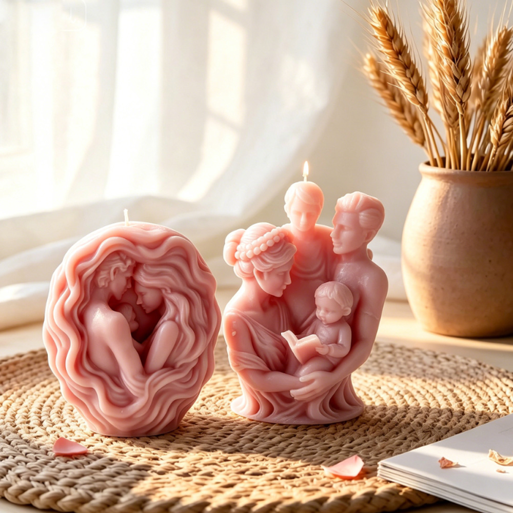 3D family hug silicone candle  – Candle Making Reno recenzja i cena