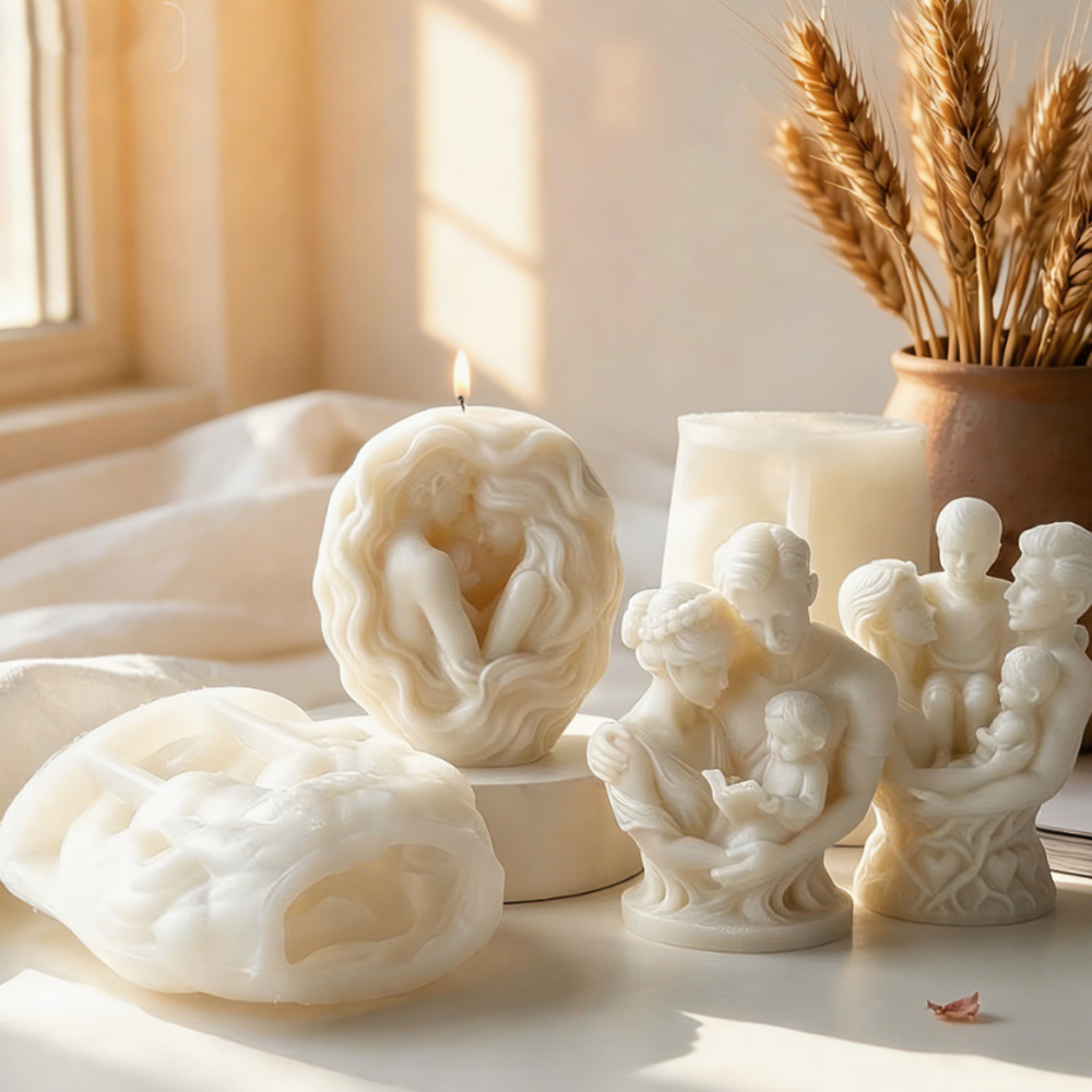 3D family hug silicone candle  – Candle Making Reno recenzja i cena