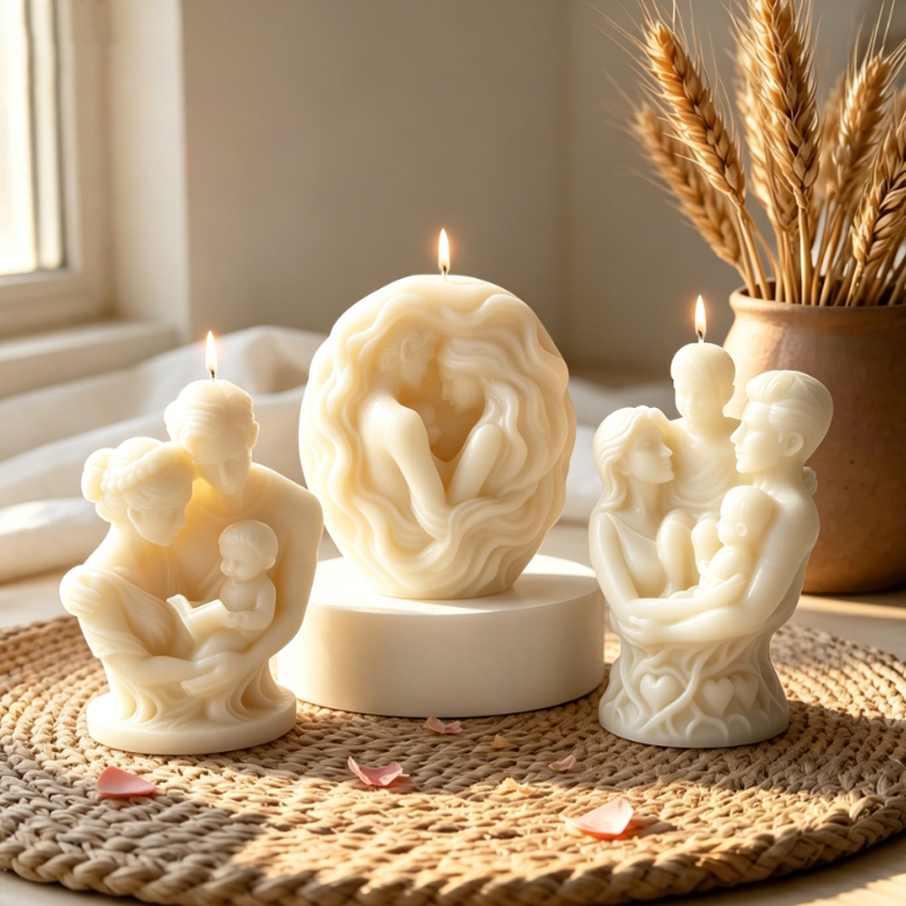 3D family hug silicone candle  – Candle Making Reno recenzja i cena