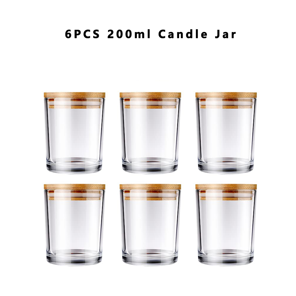 6 Pack Candle Jars with Lids E – Candle Making Glass recenzja i cena