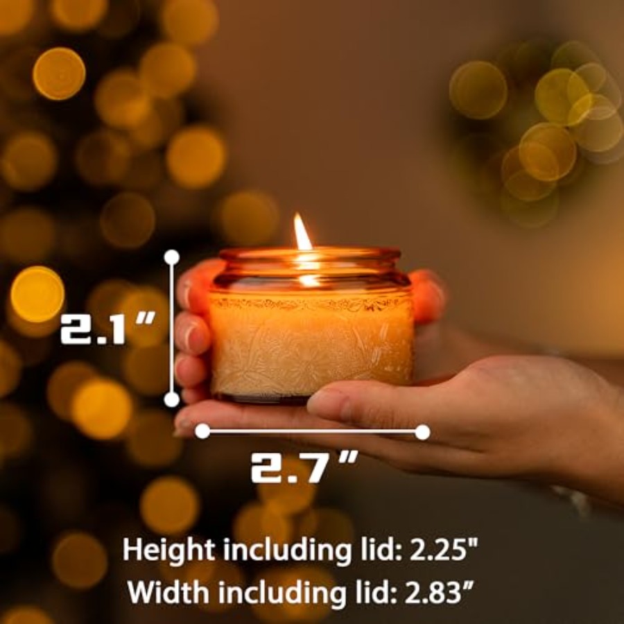 18-Pack 4oz Embossed Glass Can – Candle Making Glass recenzja i cena