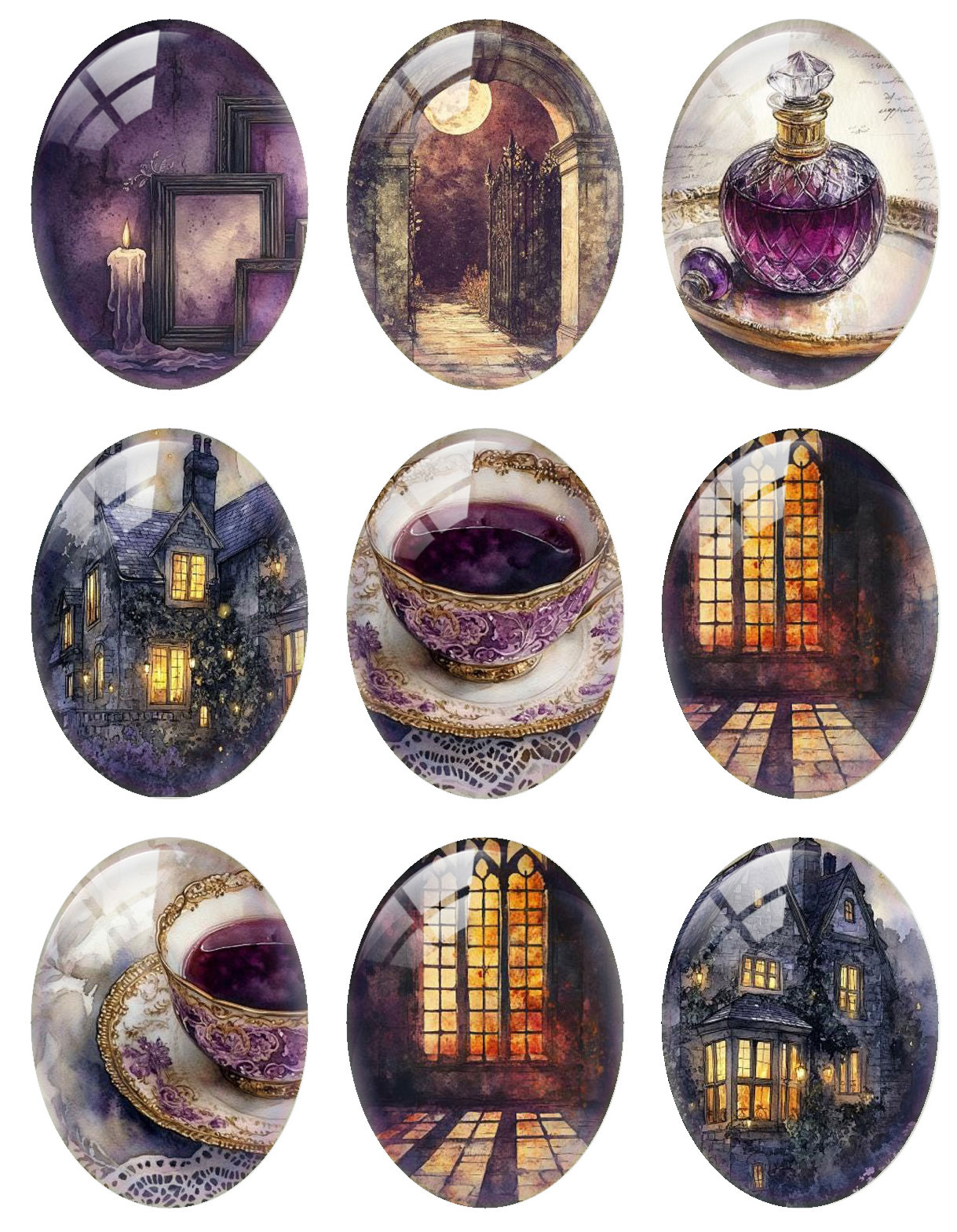 10pcs/lot Halloween Purple Got – Candle Making Diy recenzja i cena